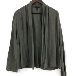 EILEEN FISHER Linen Blend Jacket, Green